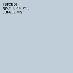 #BFCED8 - Jungle Mist Color Image